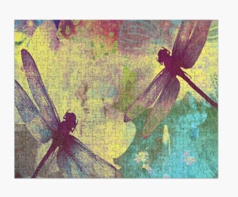 Dragonfly Duvet Covers Jigsaw Puzzle, Autism Toys For Kids, Adults