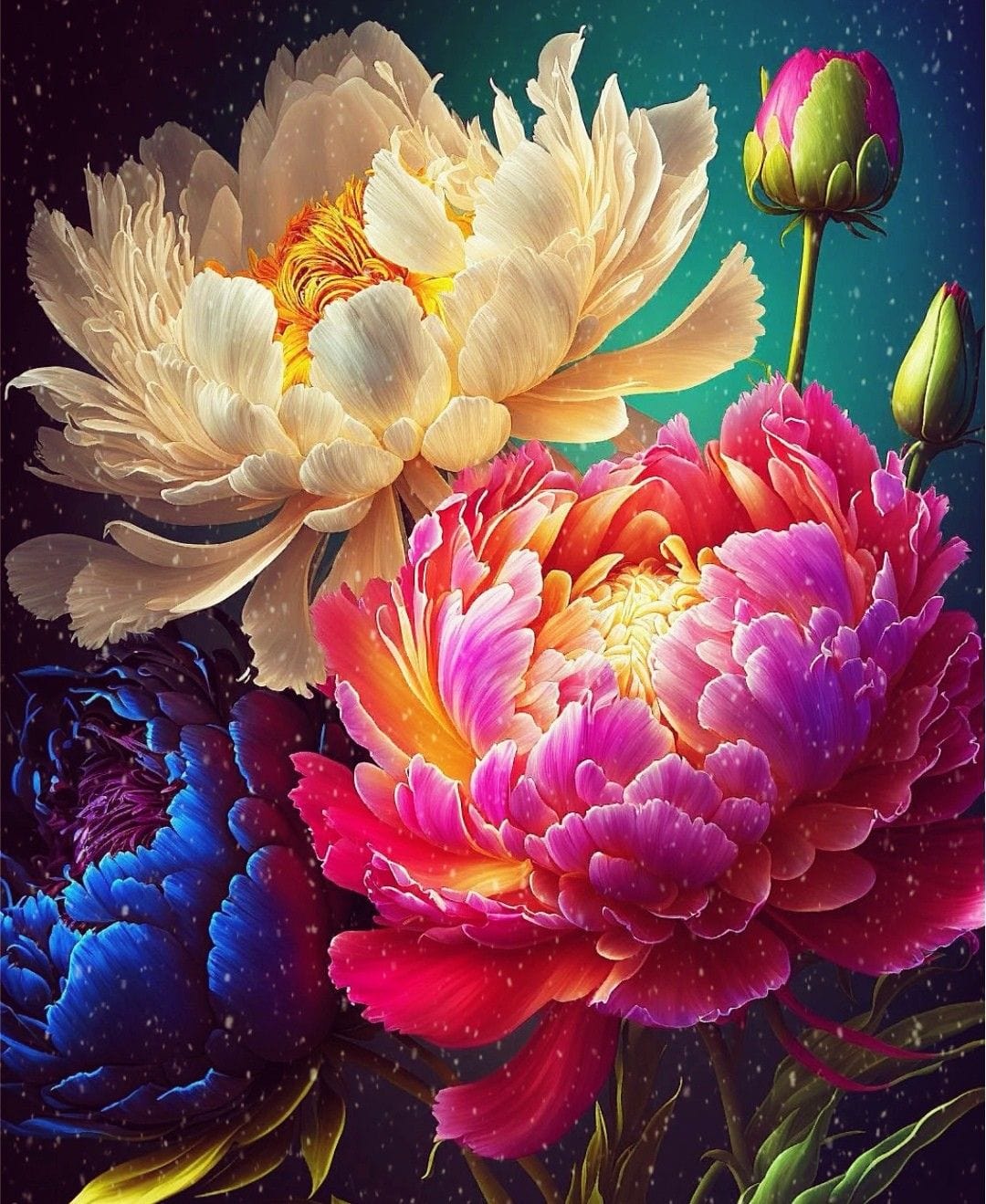 Peonies Jigsaw Puzzle, Autism Toys For Kids, Adults, Whimsical Jigsaw Puzzle