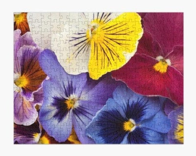 Flower Pansies Jigsaw Puzzle, Autism Toys For Kids, Adults