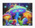 Animated Mushrooms Jigsaw Puzzle, Autism Toys For Kids, Adults, Whimsical Jigsaw Puzzle