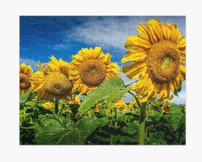Sunny Sunflowers Jigsaw Puzzle, Autism Toys For Kids, Adults, Whimsical Jigsaw Puzzle