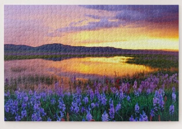 Lavender Fields Jigsaw Puzzle, Autism Toys For Kids, Adults, Whimsical Jigsaw Puzzle