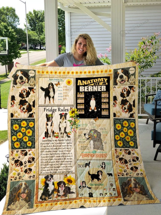 Bernese Mountain Dog Anatomy Of A Berner Blanket