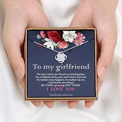 Meaningful Necklace For Girlfriend - To My Girlfriend I Love You