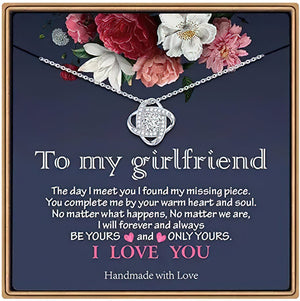 Meaningful Necklace For Girlfriend - To My Girlfriend I Love You