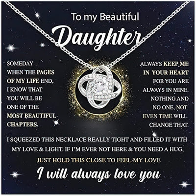 Mother Daughter Gift on Birthday - To My Beautiful Daughter I Will Always Love You