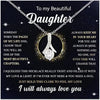 Mother Daughter Gift on Birthday, Christmas - To My Beautiful Daughter