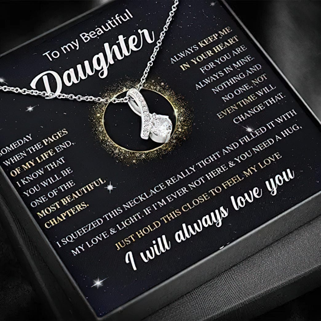 Mother Daughter Gift on Birthday, Christmas - To My Beautiful Daughter