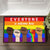 LGBT Rainbow Everyone Is Welcome Here Doormat