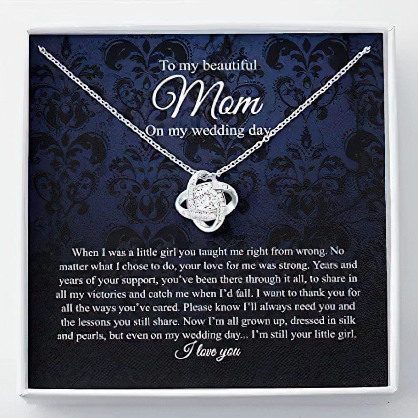 Mom Necklace Sliver - To My Beautiful Mom