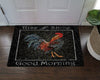 Rise And Shine Good Morning Rooster Chicken Doormat