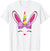 Camisetas de conejo de Pascua y unicornio