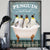 Penguin & Co. Bath Soap Established Wash Your Feet Poster, Canvas