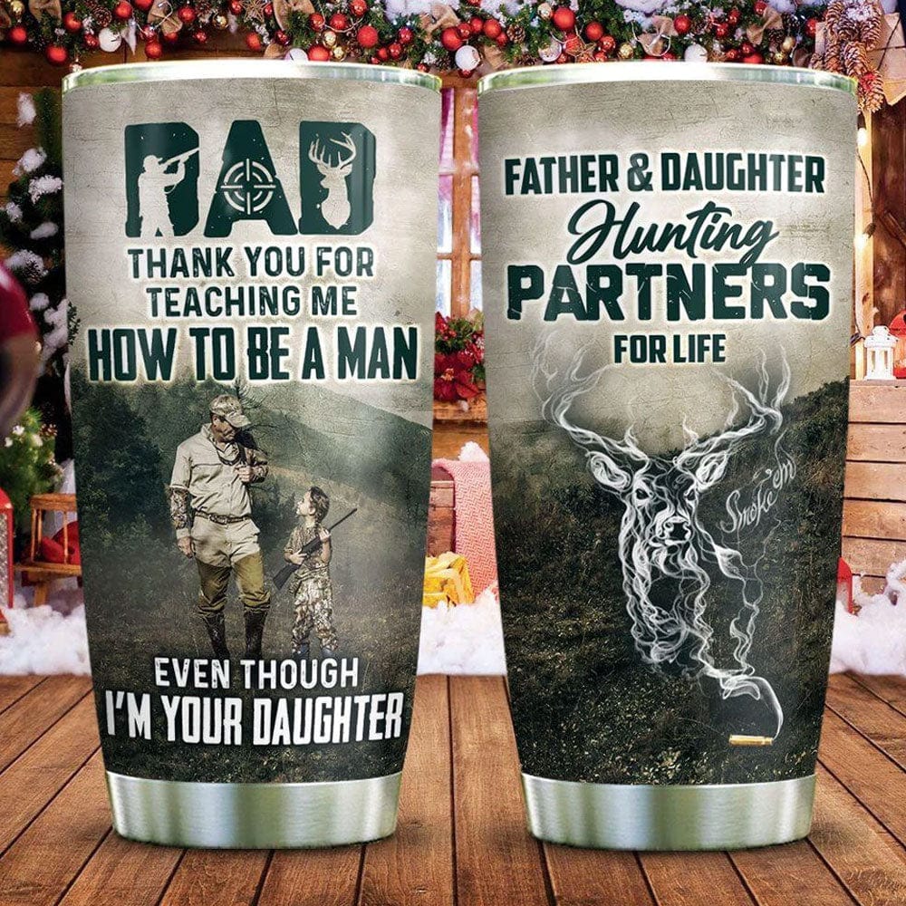 Father & Daughter Hunting Partner Father's Day Tumbler