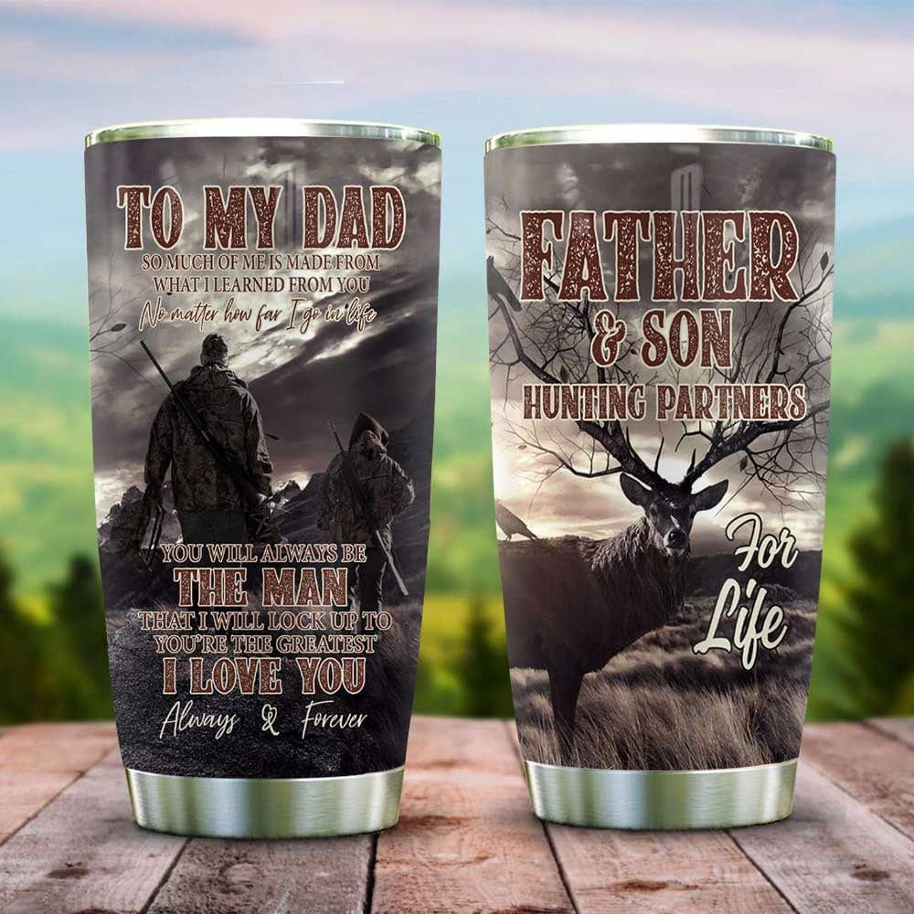 Father And Son Father's Day Tumbler