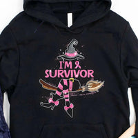 I'm A Survivor Halloween Breast Cancer Hoodie, Shirt