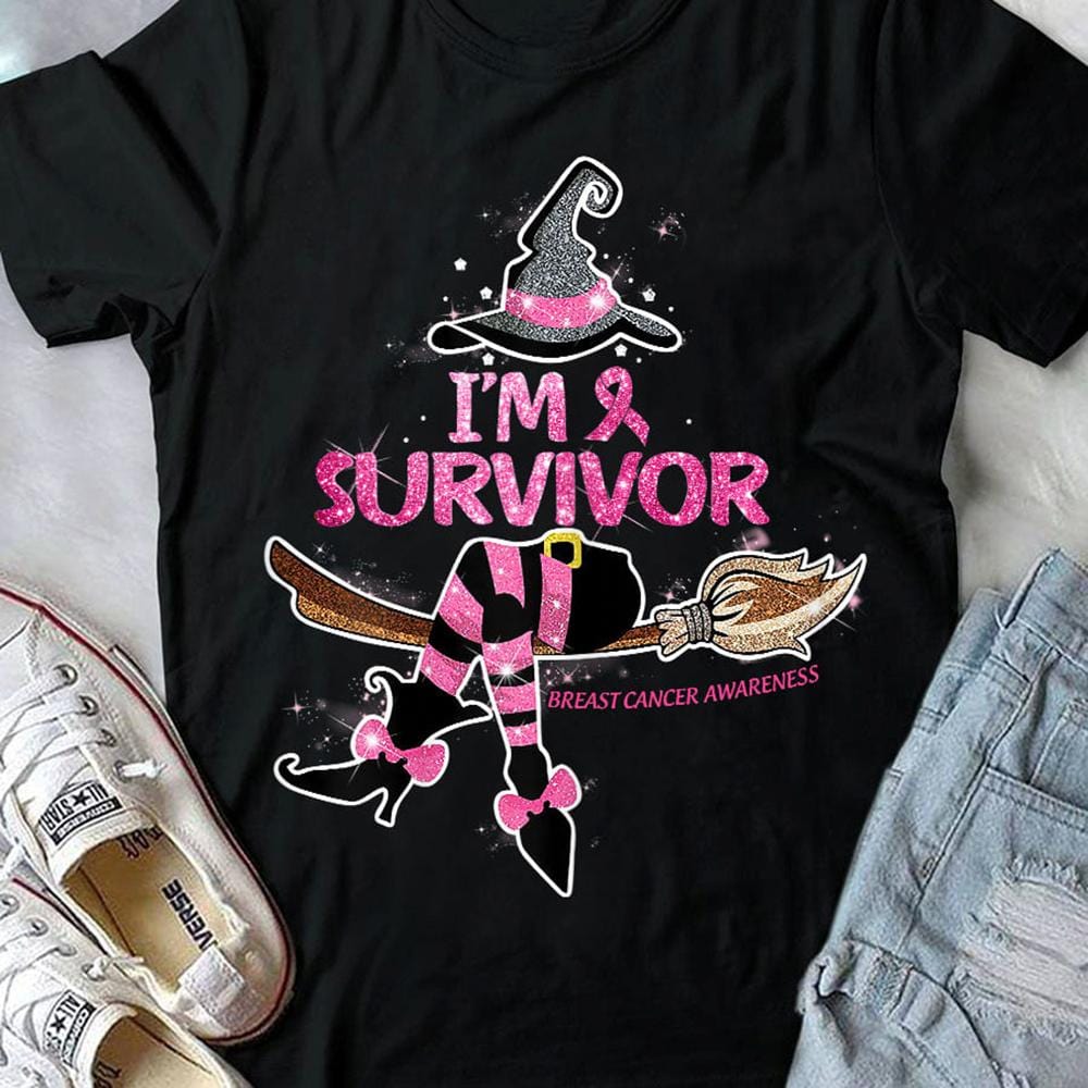 I'm A Survivor Halloween Breast Cancer Shirts