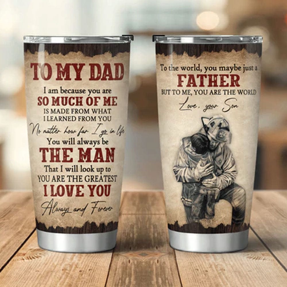 To My Dad Father's Day Tumbler