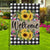 Bandera floral de verano para casa y jardín con girasoles