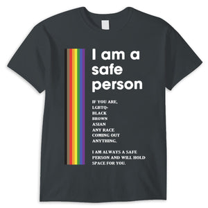 I Am A Safe Person Gay Lesbian LGBT Shirts