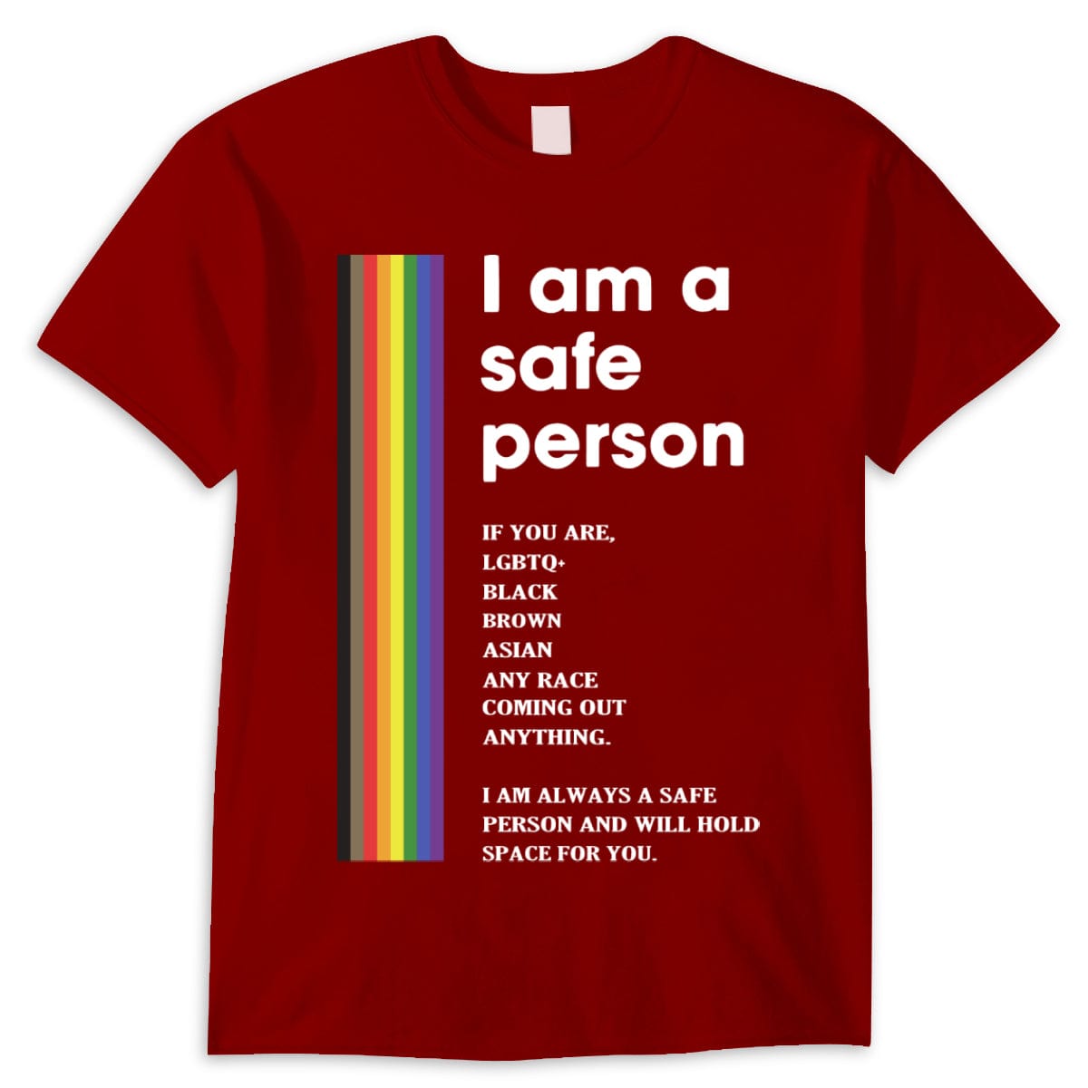Soy una persona segura Camisetas orgullosas de gays, lesbianas y LGBT