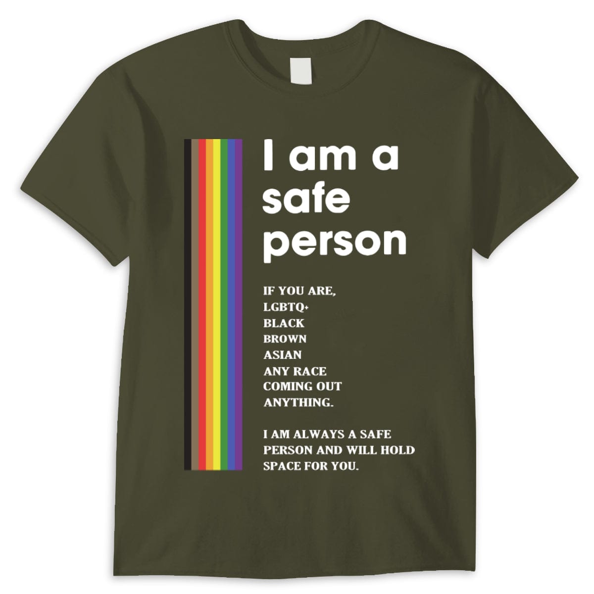 Soy una persona segura Camisetas orgullosas de gays, lesbianas y LGBT