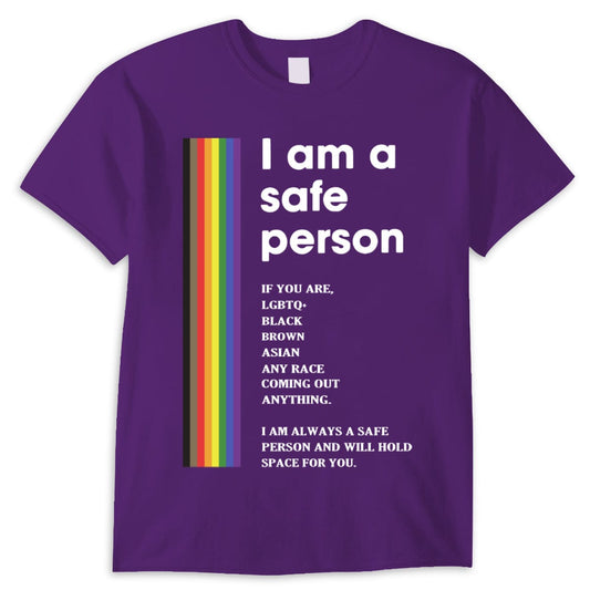 Soy una persona segura Camisetas del orgullo gay y lésbico LGBT