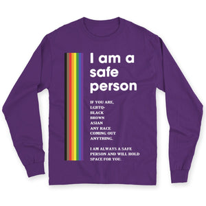 I Am A Safe Person Gay Lesbian LGBT Pride Shirts