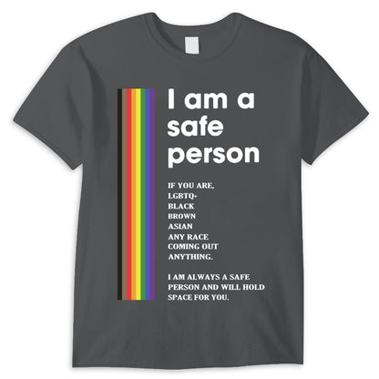 Soy una persona segura Camisetas orgullosas de gays, lesbianas y LGBT