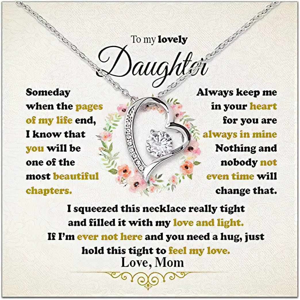 Father And Daughter Necklace Pendant - To My Daughter Necklace Heart Gift  From Daddy I love You Daughter - Luxury Silver Necklace Amazing Gifts on  Xmas, Birthday, Special Event : Amazon.ca: Clothing,