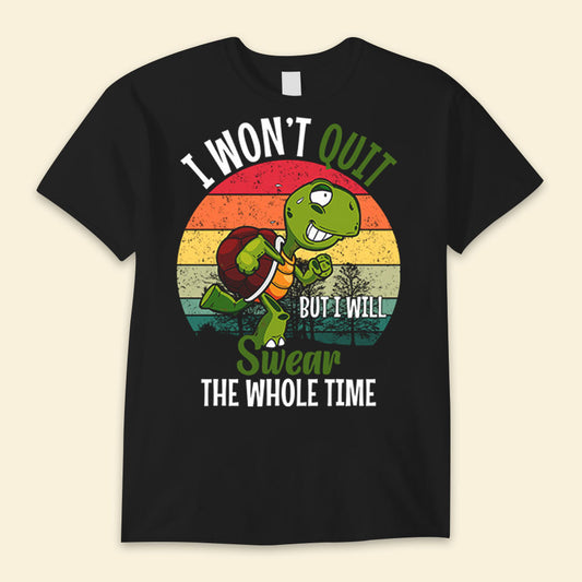 No acolcharé camisetas de tortuga