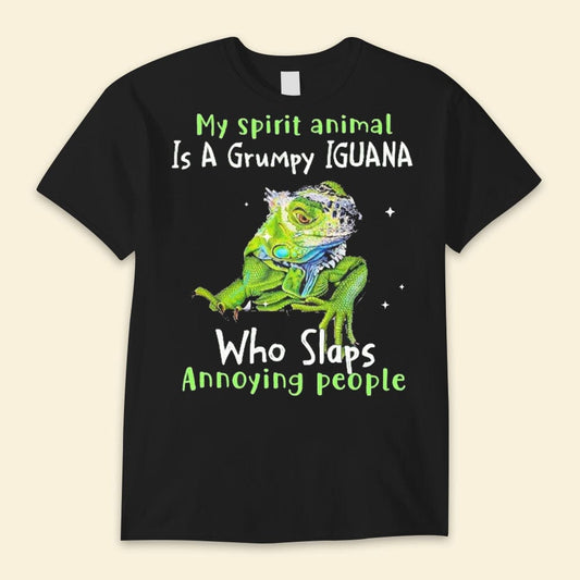 Mi espíritu animal es una iguana gruñona Camisetas de iguana