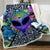 Hippie Alien Fleece & Sherpa Blanket