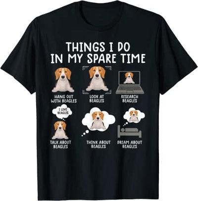 Things I Do In My Spare Time Beagle, Funny Beagle Shirts