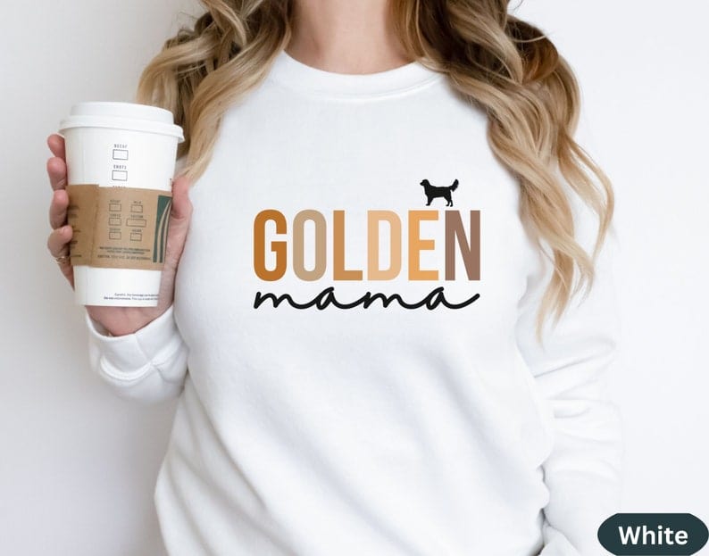Golden Mama Shirts, Golden Retriever Sweatshirt
