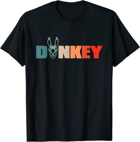 Retro Donkey Animal Shirt