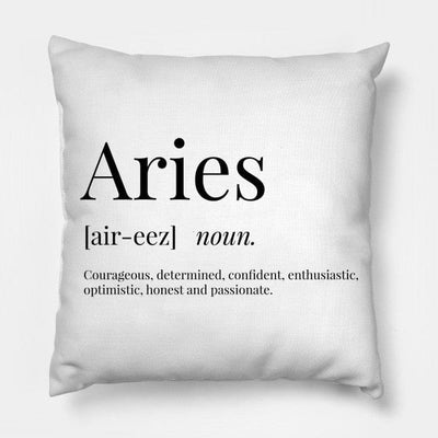 Aries Definition Pillow
