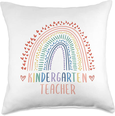 Kindergarten Teacher Rainbow Teacher Pillow