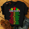 Juneteenth With Hand Shirts