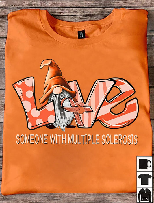 Camiseta de alguien con esclerosis múltiple