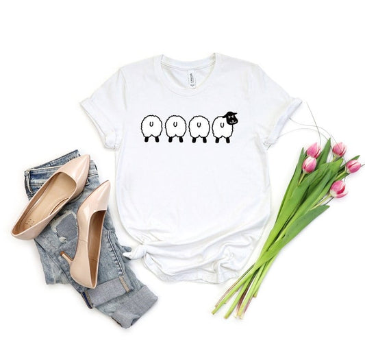Camiseta divertida de oveja