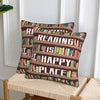 Reading Is My Happy Place Book Lovers Gifts Pillow