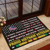 I Am A Veteran Proud Vietnam Veteran Doormat