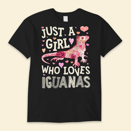 Solo una chica que ama las iguanas Camisetas de iguanas