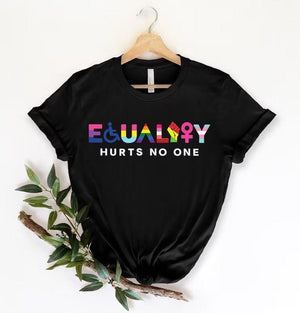 Camiseta LGBT del orgullo gay La igualdad no daña a nadie