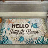 Hello Satty Lil' Beach Turtle Doormat
