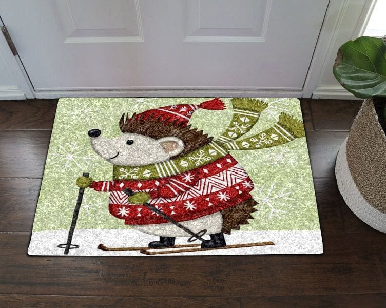 Christmas Hedgehog Doormat