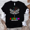 Comfort Colors Autism Awareness Dragonfly Shirt