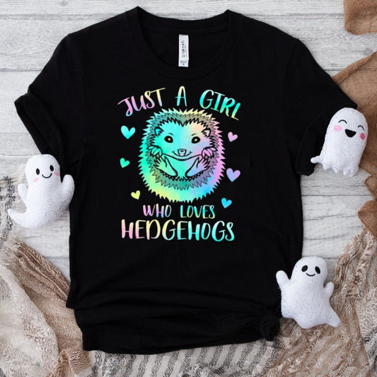 Camiseta "Solo una chica que ama los erizos"
