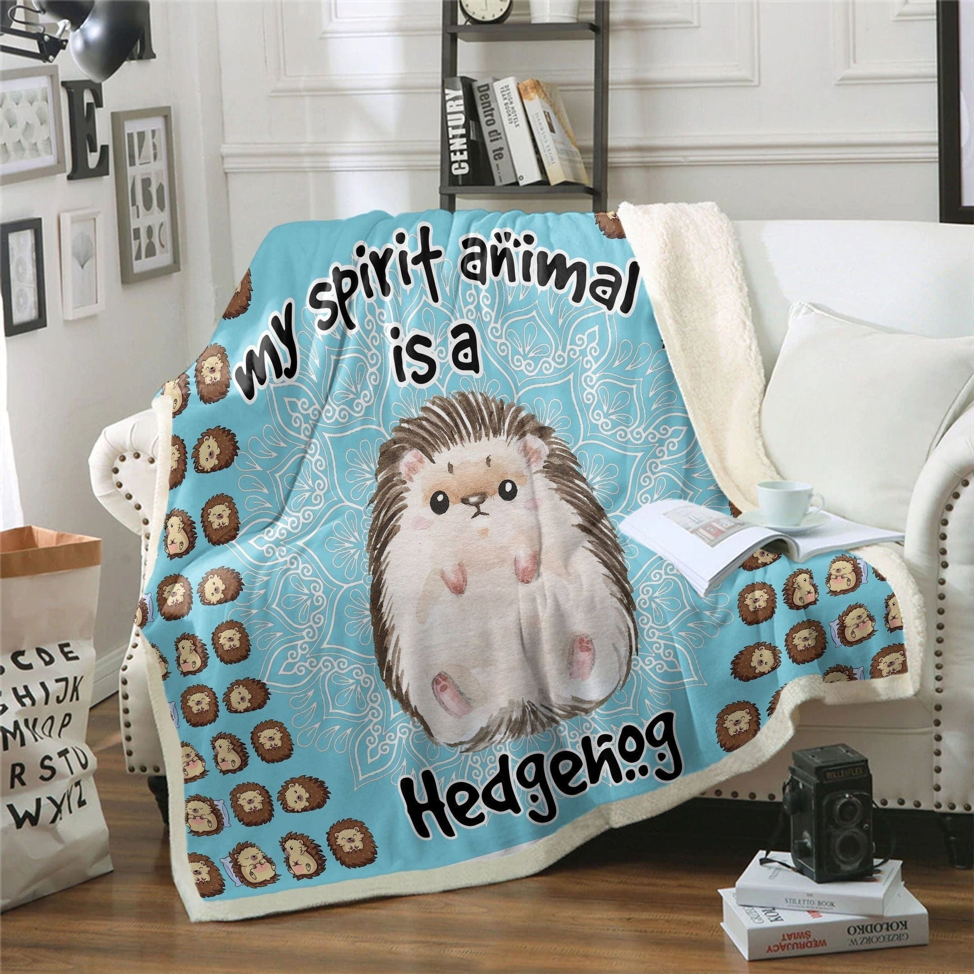 My Spirit Animal Is  Hedgehog Blanket